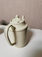 Koffiekan - Koffiepot wit antiek H 20 -22 cm, B 9 cm, Verzamelen, Huis en Inrichting, Ophalen