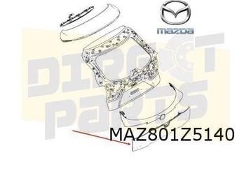 Mazda CX-30 achterkleplijst onder (bij camera) (41W) Jet Bla beschikbaar voor biedingen