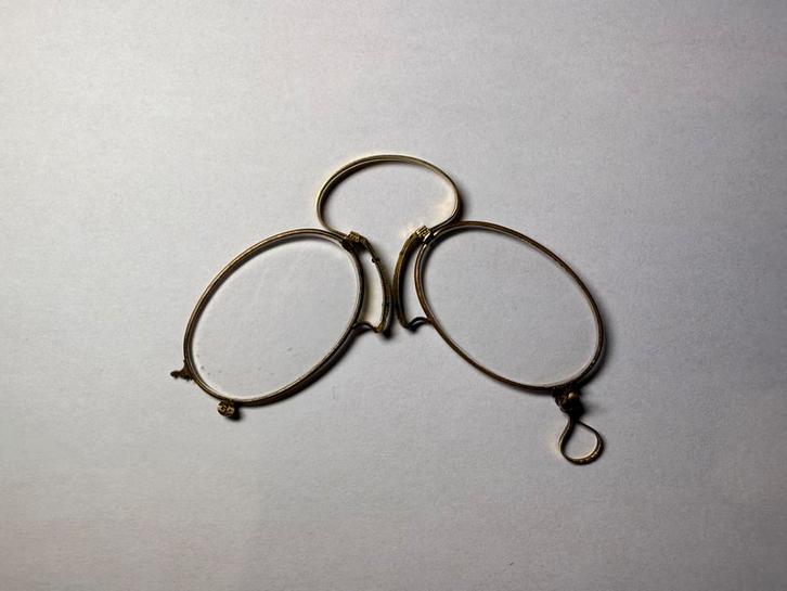 Pince-nez bril, ca. 1890, Handtassen en Accessoires, Zonnebrillen en Brillen | Dames, Ophalen of Verzenden