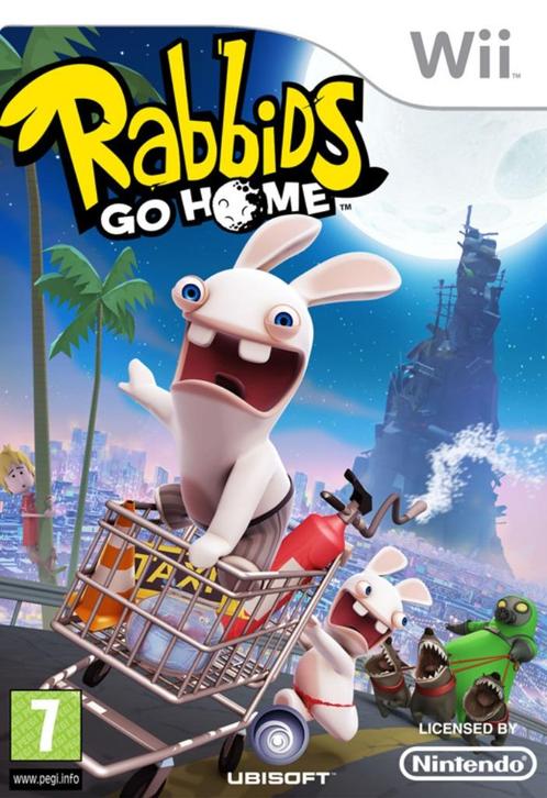 Rabbids Go Home, Consoles de jeu & Jeux vidéo, Jeux | Nintendo Wii, Utilisé, Aventure et Action, 1 joueur, À partir de 7 ans, Enlèvement ou Envoi