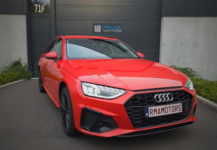 AUDI A4 40 G-TRON 2.0 TFSI 170CH S-LINE EXCLUSIEF, Auto's, Audi, Bedrijf, Achteruitrijcamera, Lederen bekleding, Parkeercamera