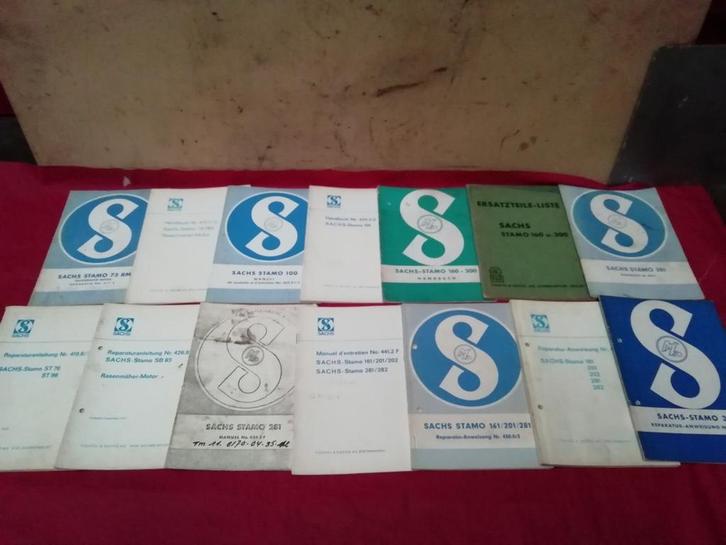 SACHS Stamo handboeken en reparatie boeken, Motoren, Onderdelen | Oldtimers, Ophalen of Verzenden