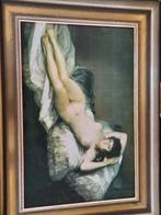 Schilderij Spaanse vrouw naakt, Enlèvement ou Envoi