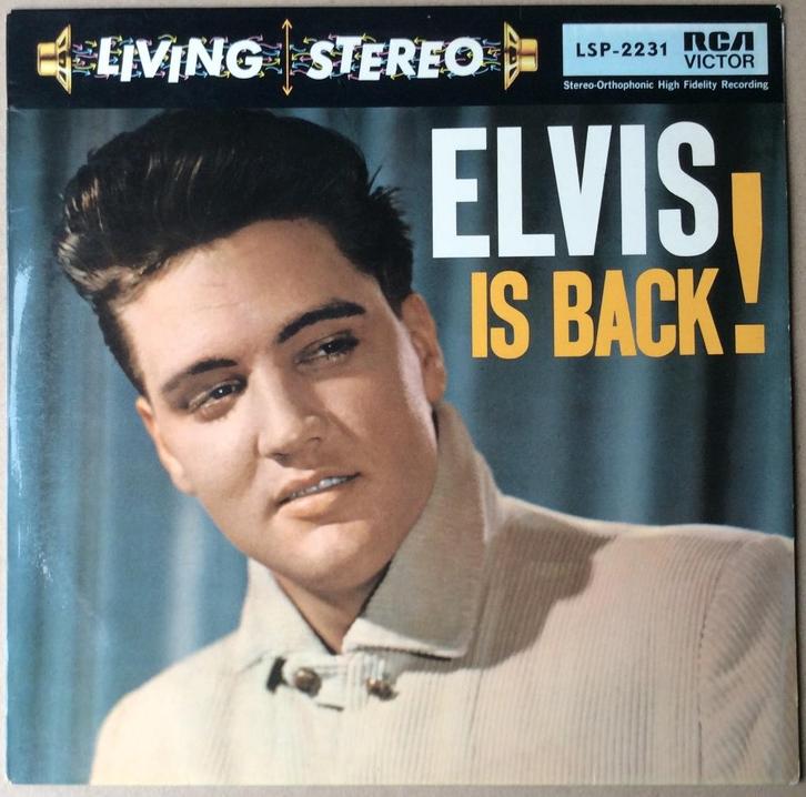 Elvis Presley Vinyl" Elvis Is Back", Cd's en Dvd's, Vinyl | Rock, Zo goed als nieuw, Poprock, 12 inch, Verzenden