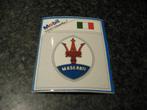 Sticker Maserati Italiaans Automerk Mobil Olie, Verzamelen, Ophalen of Verzenden, Nieuw, Auto of Motor