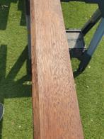 Afromosia plinten breedte 70mm 28m, Ophalen, Zo goed als nieuw