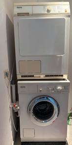 Miele wasmachine W861 (5kg)& droogkast T233C perfect werkend, 4 à 6 kg, Programme court, Enlèvement, Moins de 1 200 tours