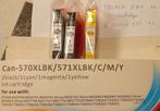 Canon inktcartridges zwart en geel 571xl, Ophalen of Verzenden, Nieuw, Cartridge, Canon