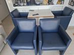 4 fauteuils à donner gratuit, Maison & Meubles, Chaises, Enlèvement, Comme neuf, Bleu, Quatre