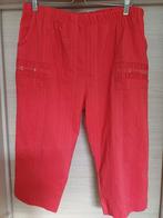 4/ broek rood Eloisa strech Mt46/48, Elouisa, Maat 46/48 (XL) of groter, Ophalen of Verzenden, Zo goed als nieuw