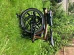 New Brompton P Line Folding Bike (Brown) + Extras, Fietsen en Brommers, Fietsen | Vouwfietsen, Ophalen, Brompton, 14 tot 16 inch