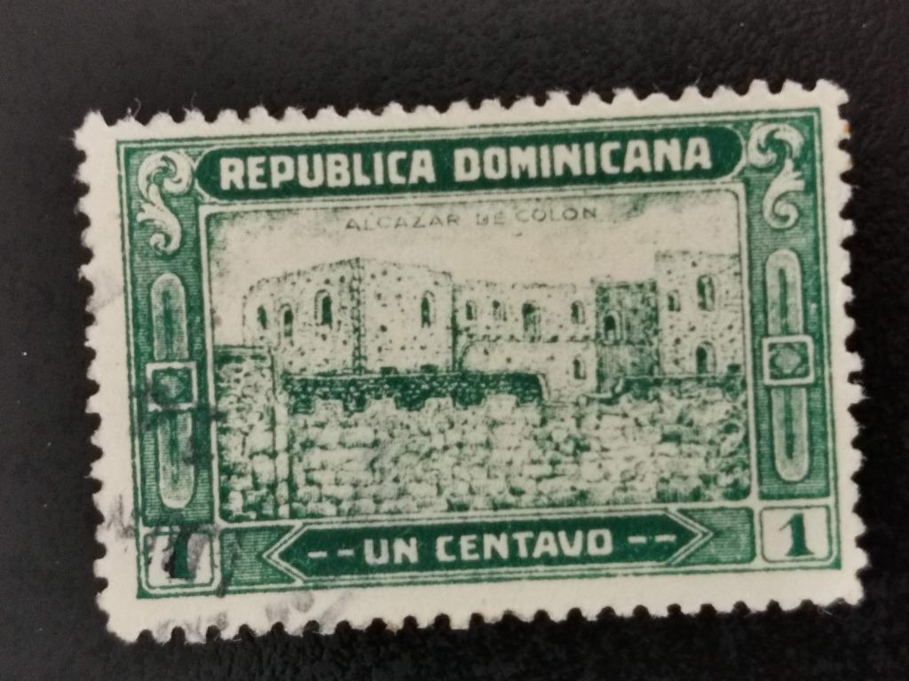République dominicaine 1928 - Forteresse de Christophe Colom, Enlèvement ou Envoi, Affranchi, Amérique centrale