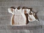 Robe de poupée blanche, tricotée en coton avec sac, Baby Pop, Enlèvement ou Envoi, Neuf