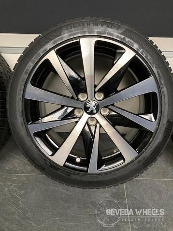 18” originele Peugeot 508 II velgen + winterbanden 5x108     beschikbaar voor biedingen