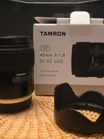 TAMRON 45mm F/1.8 CANON EF, Ophalen, Zo goed als nieuw