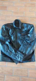 Mooie vintage bikerjas zwart leer, Motoren, Kleding | Motorkleding, Jas | leer