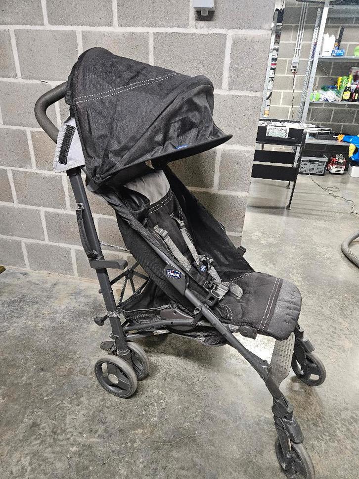 Chicco Buggy Lite way 3 jet black, Kinderen en Baby's, Kinderwagens en Combinaties, Gebruikt, Kinderwagen, Ophalen
