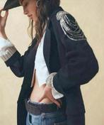 Free people King Julian Blazer X TRICIA FIX Colbert XS 328$, Kleding | Dames, Jasjes, Kostuums en Pakken, Zwart, Nieuw, Ophalen of Verzenden