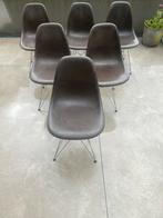 Set van 6 originele Eames DSR stoelen - Herman Miller, Huis en Inrichting, Stoelen, Ophalen, Overige materialen, Bruin, Zo goed als nieuw