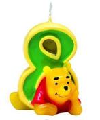 Disney taart kaars verjaardag winnie de pooh 8, Hobby en Vrije tijd, Verzenden, Nieuw, Versiering