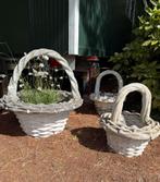 Oude Betonnen Bloemenmanden - Groot + Klein formaat, Tuin en Terras, Ophalen, Gebruikt, 40 cm of meer, Rond
