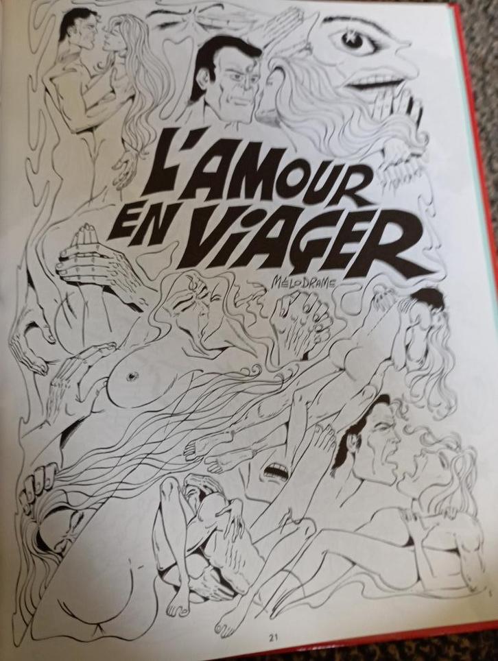 552) 5 strips voor volwassenen ( 18+ ) franstalig, Boeken, Stripverhalen, Zo goed als nieuw, Meerdere stripboeken, Ophalen of Verzenden