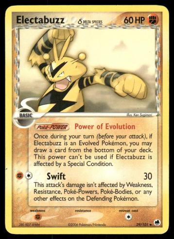 Electabuzz δ 29/101 - Dragon Frontiers beschikbaar voor biedingen
