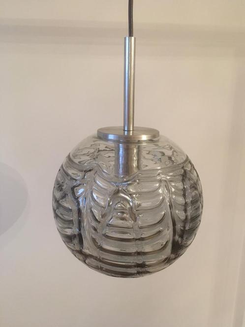 Vintage Doria hanglamp, Maison & Meubles, Lampes | Suspensions, Utilisé, Verre, Enlèvement ou Envoi