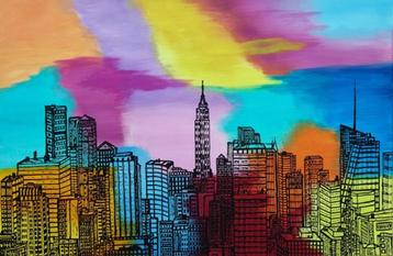 Kunsthandel Gennep - "View On New York" beschikbaar voor biedingen