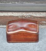 boite a cigarette bois recouvert cuir, Antiquités & Art, Enlèvement ou Envoi