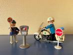 Playmobil 3349 & 3564 – Contractuel & Policier motard, Enlèvement ou Envoi, Comme neuf, Playmobil en vrac