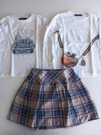 Set van 1 rokje en 2 t-shirts Riverwoods meisje 8 jaar, Meisje, Zo goed als nieuw, Ophalen, River Woods