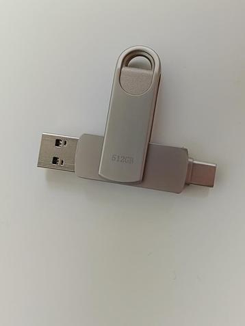 512 GB 2-in-1 USB-stick type C en A — OTG voor Android/PC  beschikbaar voor biedingen