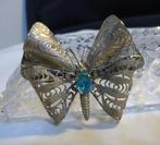 Broche zilver vlinder filigrain Czechoslovakia antiek✨😍🎁👌, Handtassen en Accessoires, Antieke sieraden, Ophalen of Verzenden