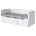 Bedbank Ikea wit 80x200cm uitrekbaar, Queen size, Utilisé, Enlèvement, 80 cm