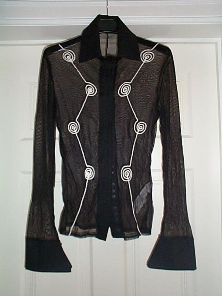 Nieuwe blouse RINASCIMENTO S NP € 125, Kleding | Dames, Blouses en Tunieken, Nieuw, Maat 36 (S), Zwart, Ophalen of Verzenden
