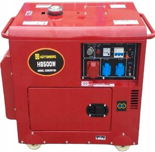 Stroomgroep/generator Noodstroom 8500w 10.5kva Diesel Nieuw, Doe-het-zelf en Bouw, Aggregaten, Nieuw, Dieselolie, 10 tot 30 kVA