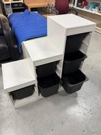 TROFAST Basiselement, wit, 99x44x94 cm inclusief 6 bakken, Maison & Meubles, Enlèvement, Utilisé