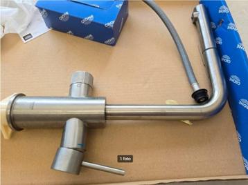 Keukenkraan Grohe Minta Blue Pure 30590DC0 Supersteel, Enlèvement, Utilisé, Inox, Robinet