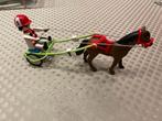 Playmobil jockey met sulky en paard, Enlèvement, Comme neuf, Ensemble complet