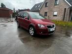 WV TURAN CROSS 1.4BENZINE.2008 LEDER OPEN DAK PERFECTE STAAT, Auto's, Voorwielaandrijving, Monovolume, Bruin, Leder