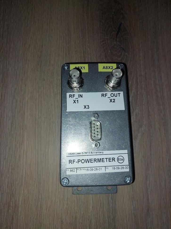 HAAS Laser 18-09-28-01 RF-Powermeter, Electroménager, Pièces & Accessoires, Utilisé, Enlèvement ou Envoi