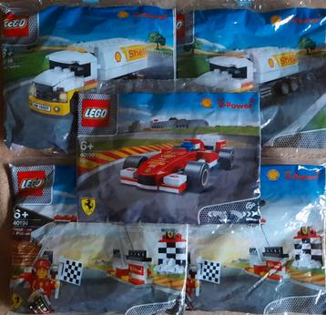 Lego Shell - Sealed - Ferrari - 5 zakjes  beschikbaar voor biedingen