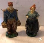 Oud Vlaams aardewerk koppel, Antiquités & Art, Antiquités | Céramique & Poterie, Enlèvement ou Envoi