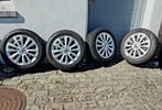 4 jantes originales VW/Audi avec pneus hiver 205/55-16, Ophalen, Gebruikt, 16 inch, Banden en Velgen