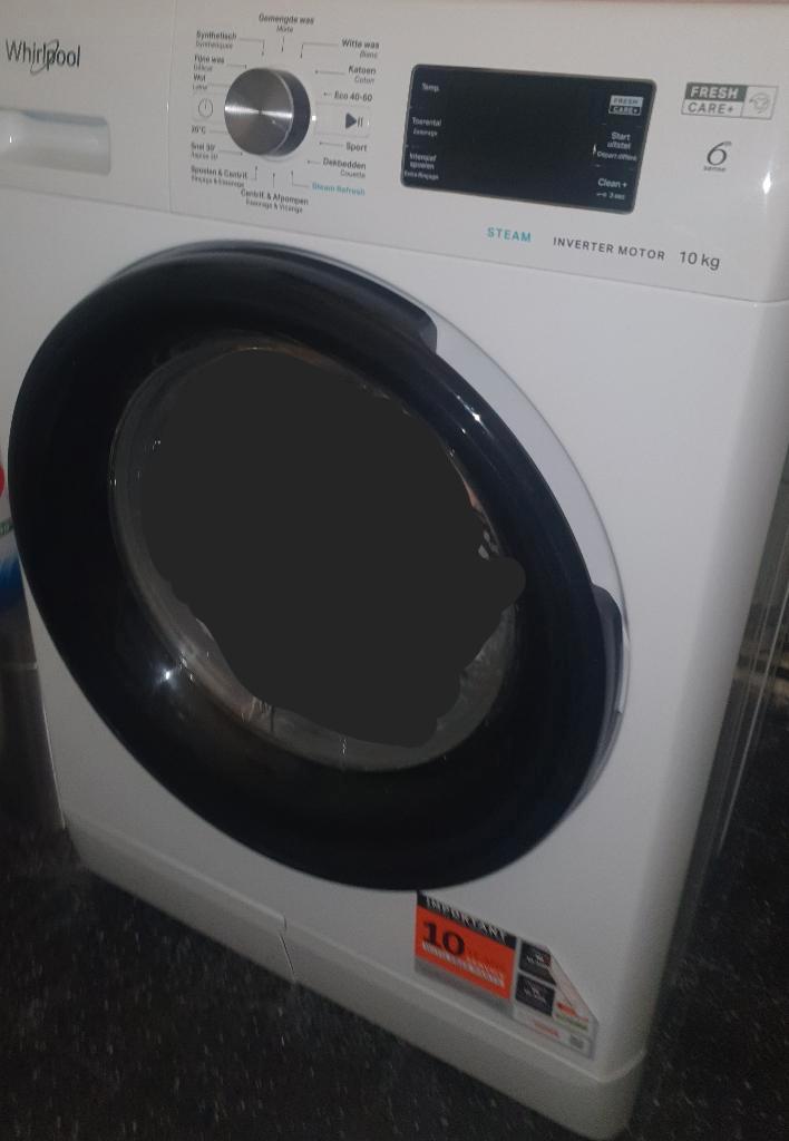 Wasmachine te koop WHIRLPOOL, Elektronische apparatuur, Wasmachines, Nieuw, 8 tot 10 kg, Ophalen