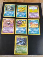 POKEMON 7 FIRST EDITION KAARTEN VD FOSSIL REEKS, Hobby en Vrije tijd, Verzamelkaartspellen | Pokémon, Ophalen of Verzenden