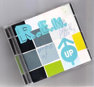 CD R.E.M. Up signé Michael Stipe + Mike Mills