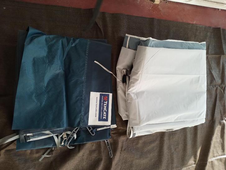 Voortent Brand Pallazo met extra voortentluifel doe een bod, Caravans en Kamperen, Caravanaccessoires, Zo goed als nieuw, Ophalen