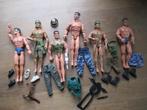 action man 6 poppen army , leger ,met kledij ,schoenen enz, Ophalen of Verzenden, Gebruikt, Overige typen